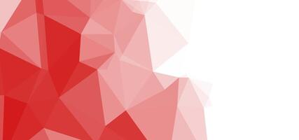 Red-toned geometric abstract vector