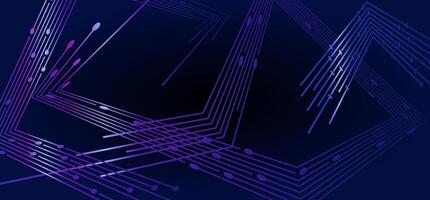 Geometric, overlapping light purple blue lines on a navy background vector