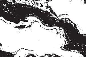 Striking black and white ink splash texture with fluid marbling. Perfect for digital art, backgrounds, and print decor. vector