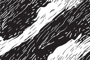 Bold black and white abstract print with dynamic flow lines. Perfect for modern wall art decor in any room. vector