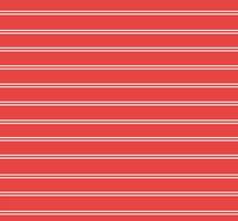 Horizontal thin white stripes on red background. vector