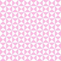 Seamless triangle and square with pink and white colors pattern background. vector