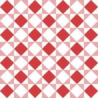 Seamless triangle and square in red pink and white colors pattern background. vector