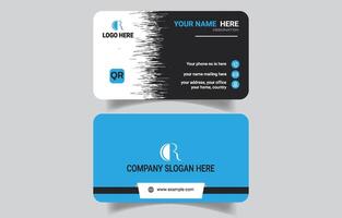 Fresh Minimal Business Card Design Template vector