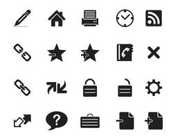 Web icon , Contact us icons for web computer and mobile vector