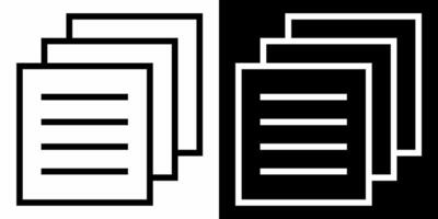 Document and Paperwork Icon. vector