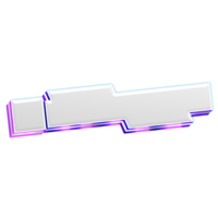 Dynamic Lower Third Template with Gradient Colors png
