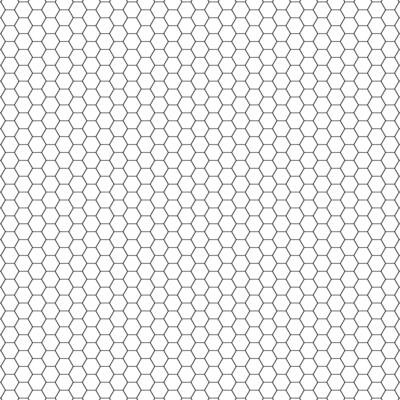Hexagon White Background Futuristic Geometric Pattern for Tech Design