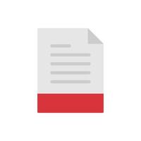 Document and Copy Paper Icon. Contract, Agreement Page Symbols. . vector