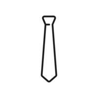 Tie icon illustration. Isolated on white background. vector