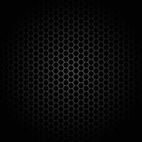 Black Honeycomb Background Futuristic Tech Pattern vector