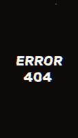 error 404 text with glitch distortion effect.4ki vertical video
