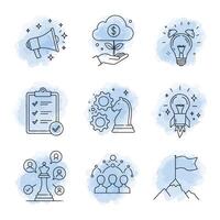 Successful Business Project Plan Strategies and Implementation Best Practices vector