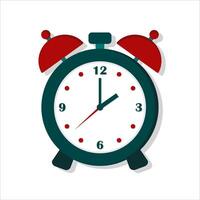 Classic Alarm Clock for Time Management and Daily Productivity Element Flat design style vector