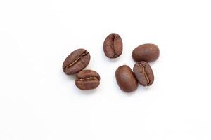 coffee beans on white background, coffee on white photo