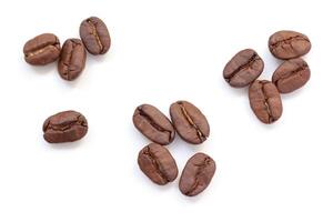 Beans on white background photo