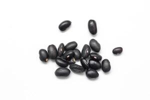 Black beans seeds isolate photo