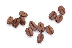Coffee beans, coffee bean on white photo