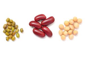 Isolated of seeds, ingredients beans seeds photo