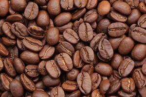 Brown coffee beans background photo