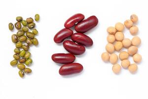 a variety of beans and legumes photo