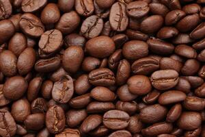 coffee beans background, brown coffee photo