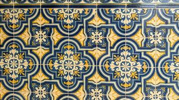 Ornate azure and ochre tiles weave Moorish tales, echoing Andalusian fiestas and the Festival of Patios charm photo