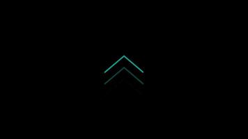 Animated Arrow Background Loop with Teal and Dark Blue Gradient video