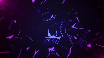 Abstract digital connection network futuristic technology background illustration concept video