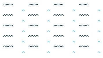 Simple geometric pattern seamless with wave and curved line shapes for background and design elements video