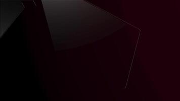 Abstract geometric shapes with soft shadows and dark modern background video