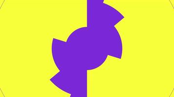 Dynamic abstract geometric shape with vibrant colors in modern design for visual presentations video