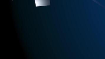Abstract background with metallic shape and blue gradient perfect for visual projects video