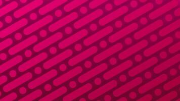 Abstract geometric pattern with rounded lines and circles in a rich shade of red creating modern design. video