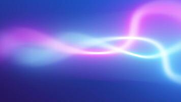 Abstract glowing fluid lines motion graphics with gradient background in pastel colors video