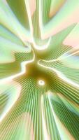 a computer generated image of a green and yellow tunnel video