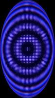 a circular pattern with blue and red dots video