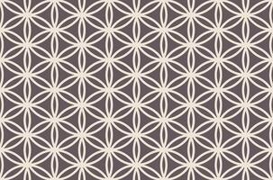 flower of life seamless pattern, geometric flowers and circles, a background for wallpaper, fabric, web design, wrapping paper, and decorative texture. vector