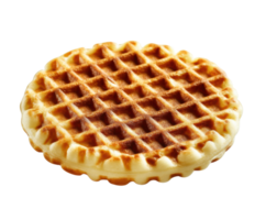 Delicious waffle for breakfast or dessert enjoyment png