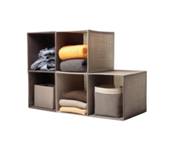 Modern storage cubes for organizing home essentials with style png