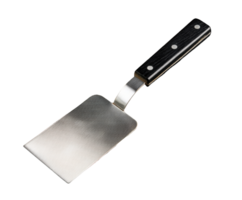 High-quality metal spatula with wooden handle for kitchen use png