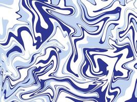 Dynamic Blue and White Liquid Marble Abstract Texture vector