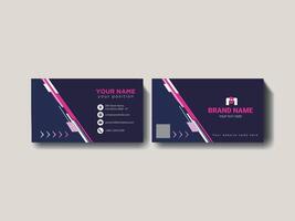 Modern business card design 545 vector