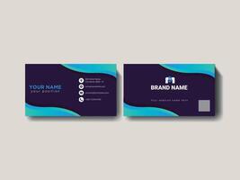 Elegant business card template with abstract geometric texture 356 pro vector