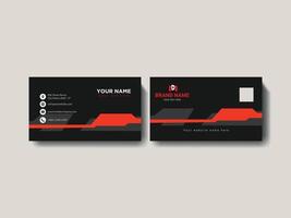 Elegant business card template with abstract geometric texture 555 vector