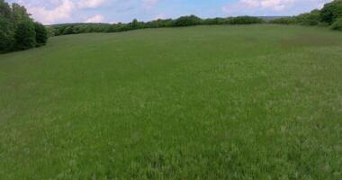 Aerial view of a large solar power farm in countryside2 video
