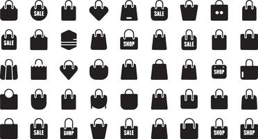 High quality shopping bag icon design featuring a single icon in a versatile cmyk color model suitable for various applications and projects vector