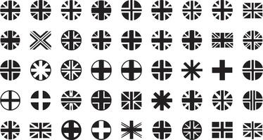 High resolution design featuring the union jack british flag vector