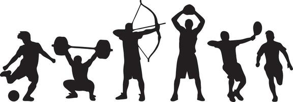 Inclusive Sports Set for Design Projects vector