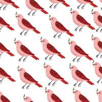 Spring birds single element. Spring singing birds. birds for postcards and tshirts. vector